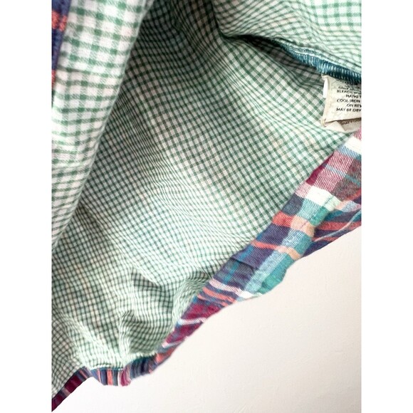 Soft Surroundings Multicolor Plaid Blouse - Picture 6 of 8